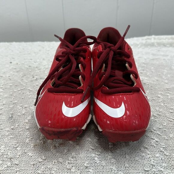 NIKE Hyperdiamond 4 Keystone Softball Cleats Shoes Sneakers Red 12C 12 - Picture 2 of 8